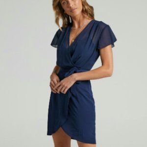 NWT Showpo Kicking Goals Dress in Navy